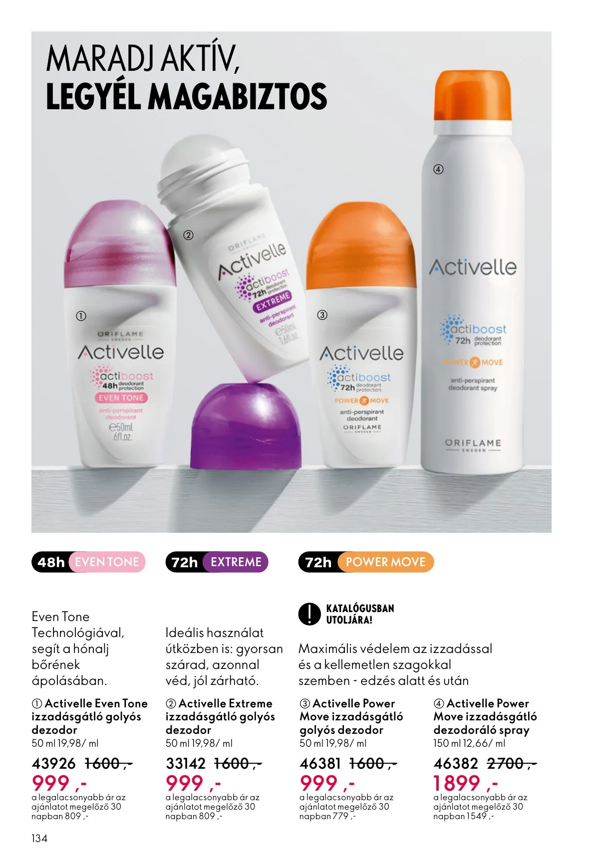 Oriflame akciós újság 01.21–02.10 – 134. oldal
