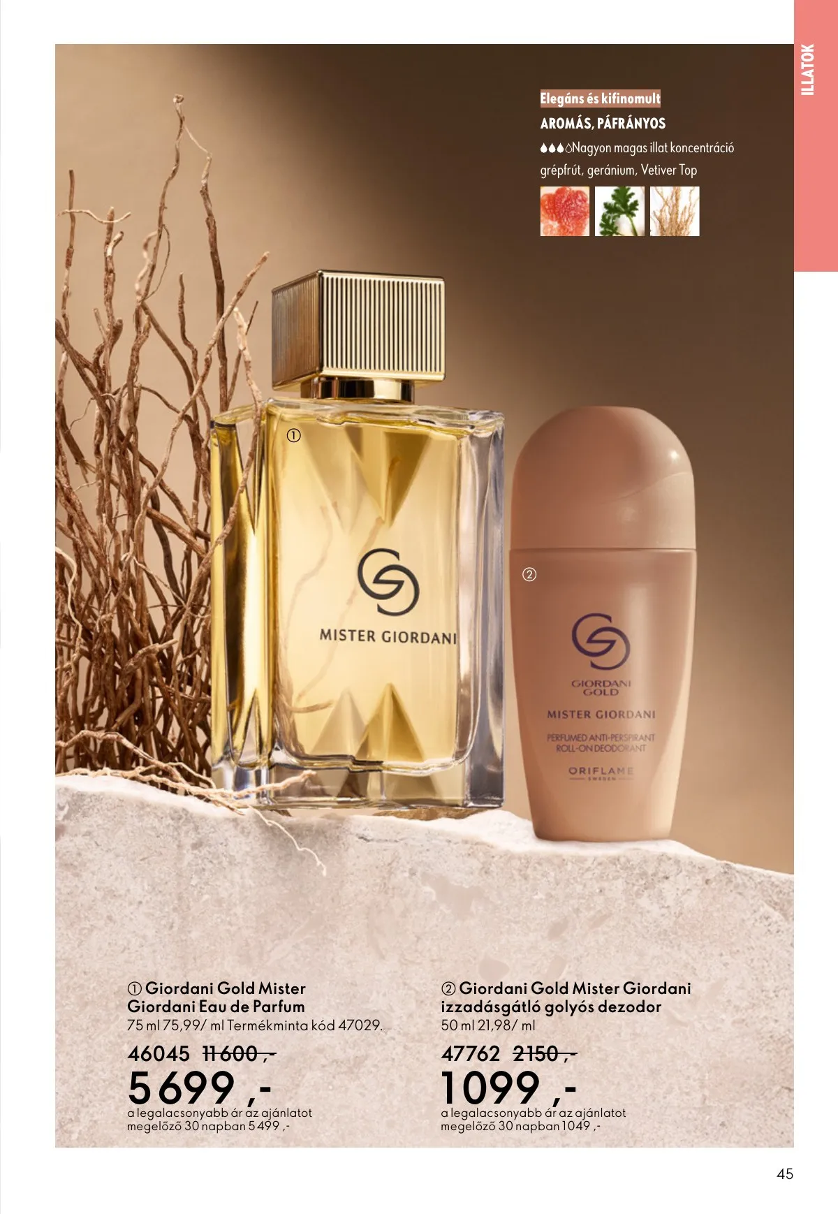 Oriflame akciós újság 01.21–02.10 – 45. oldal