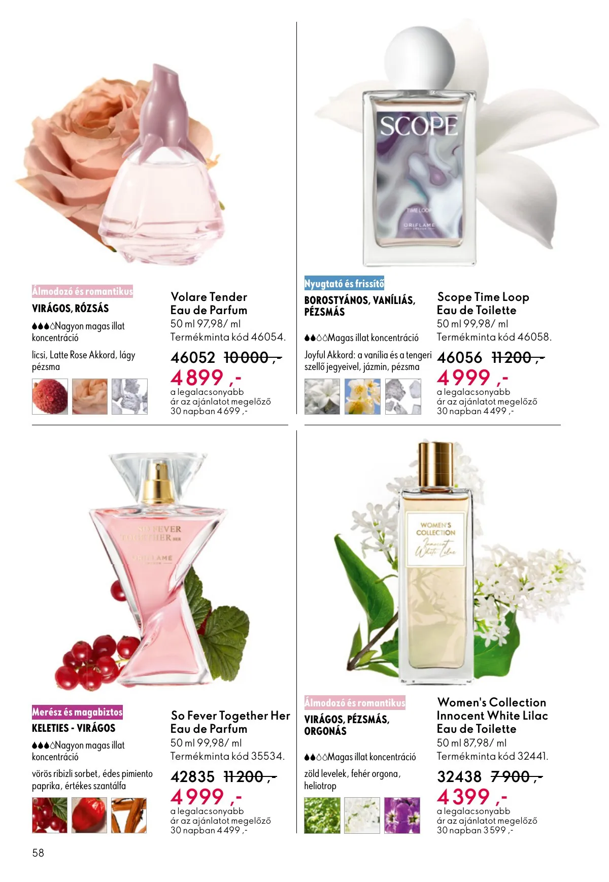 Oriflame akciós újság 01.21–02.10 – 58. oldal