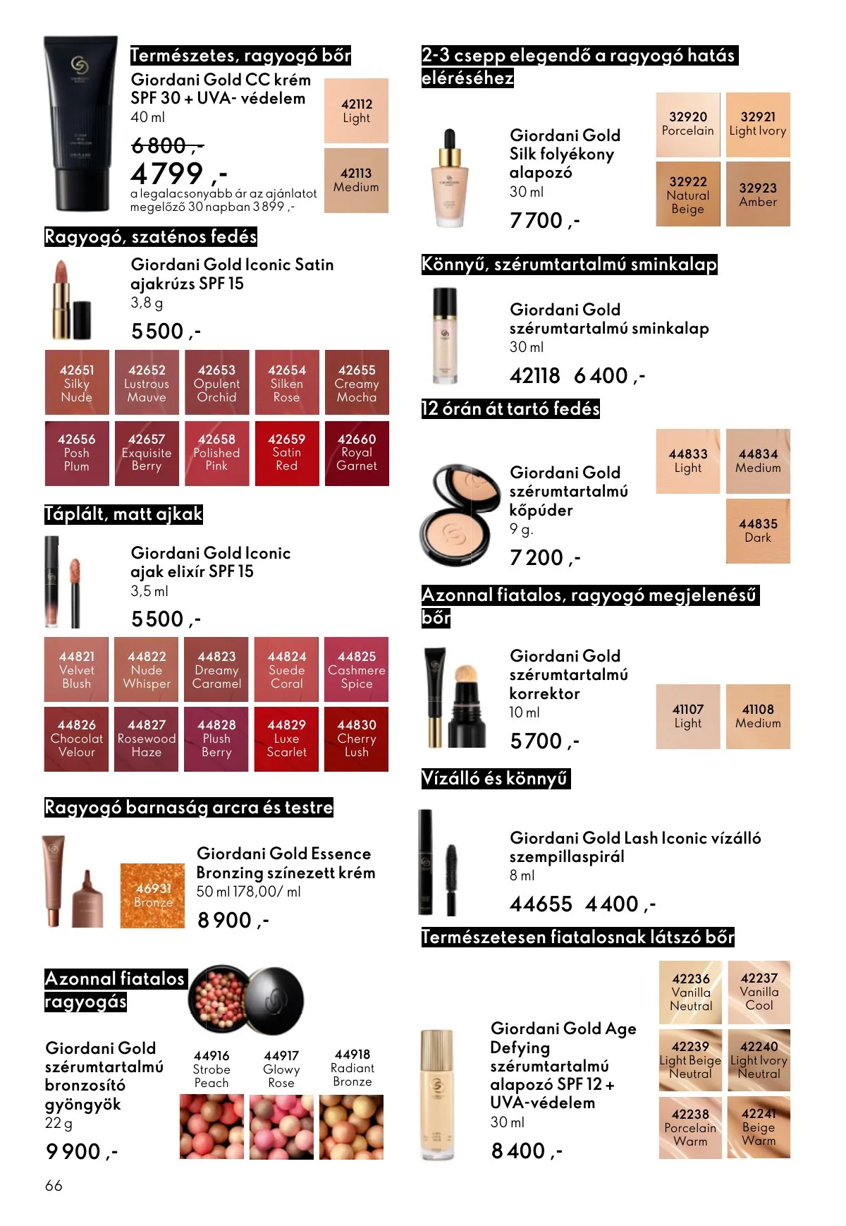 Oriflame akciós újság 01.21–02.10 – 66. oldal