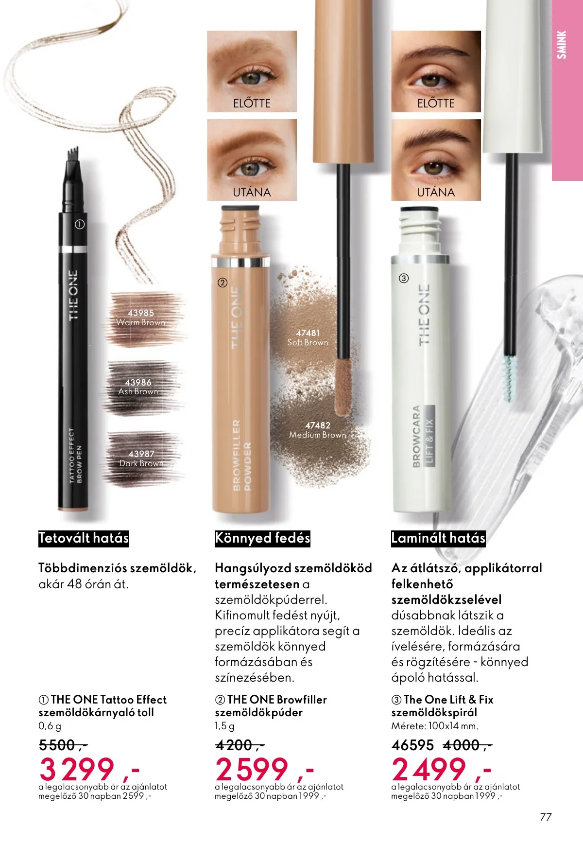 Oriflame akciós újság 01.21–02.10 – 77. oldal