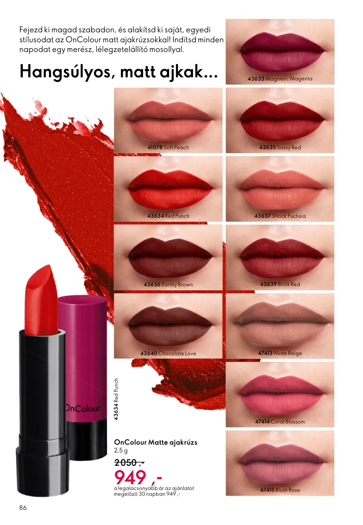 Oriflame akciós újság 01.21–02.10 – 86. oldal