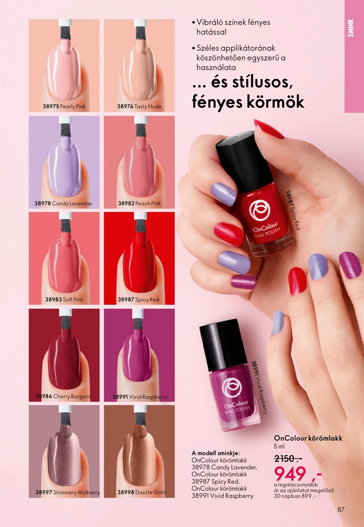 Oriflame akciós újság 01.21–02.10 – 87. oldal