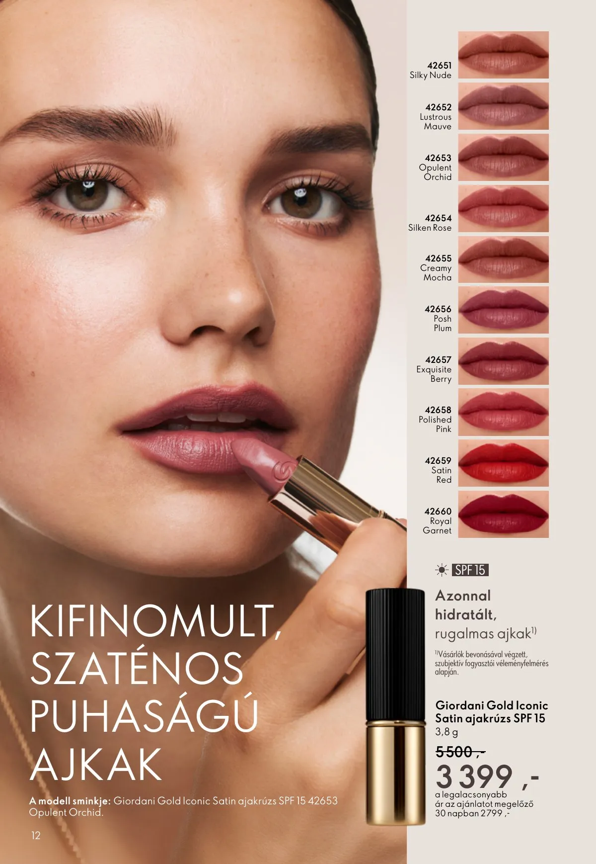 Oriflame akciós újság 02.11–03.03 – 12. oldal