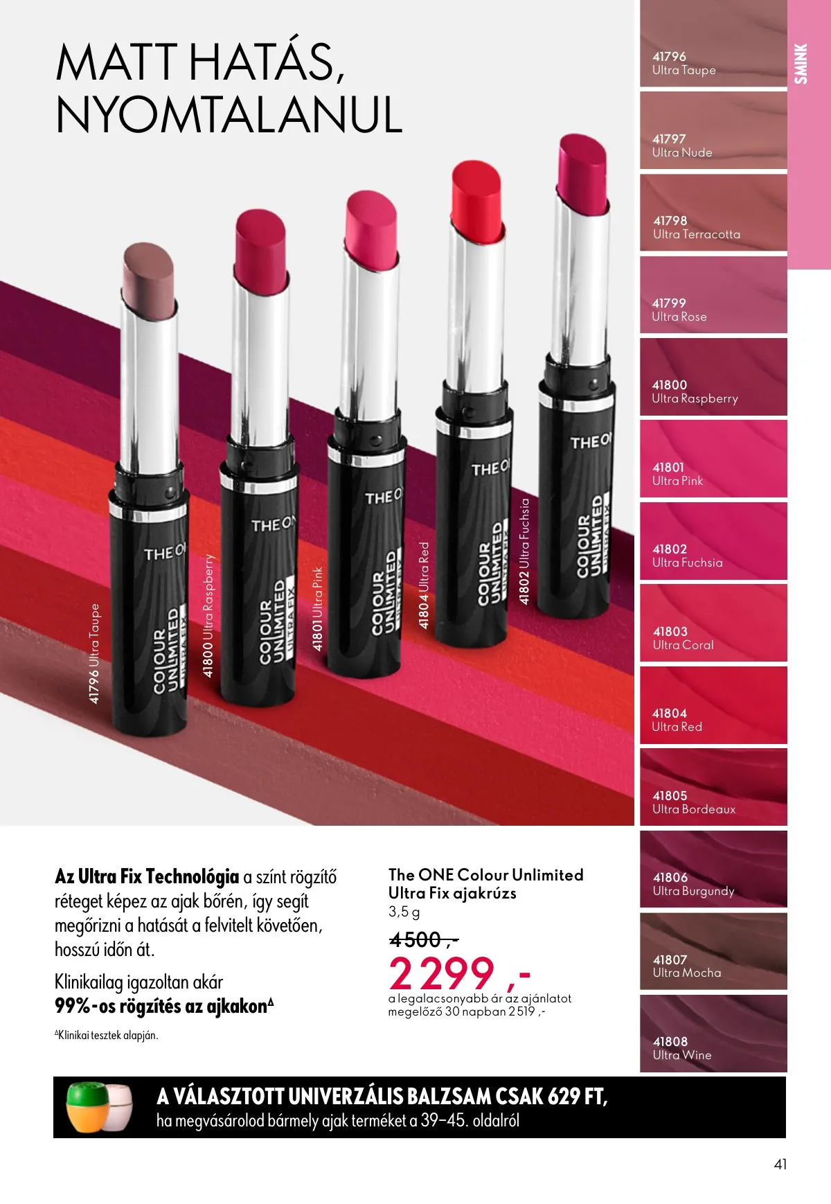 Oriflame akciós újság 02.11–03.03 – 41. oldal