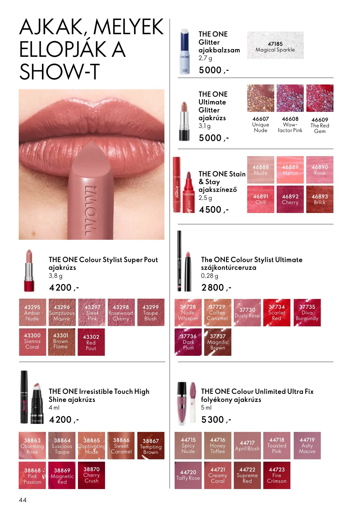 Oriflame akciós újság 02.11–03.03 – 44. oldal