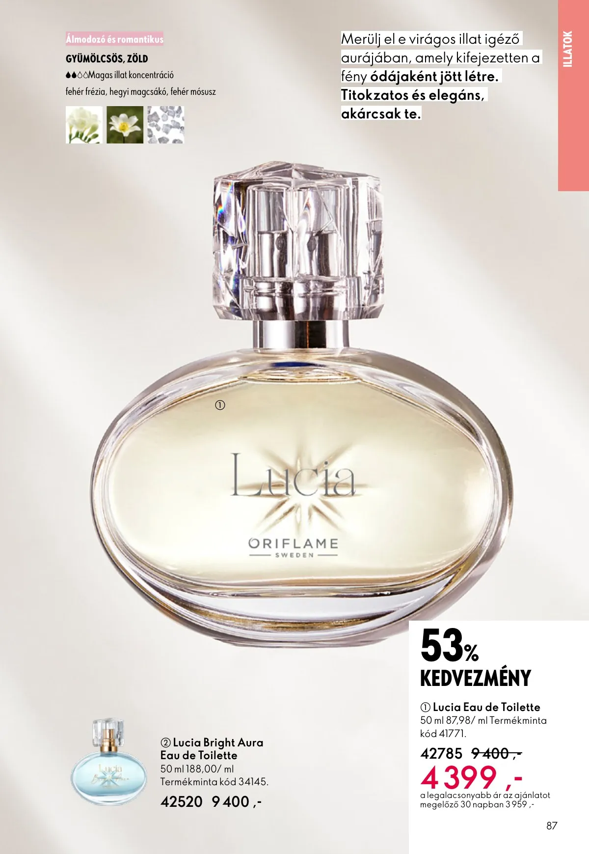 Oriflame akciós újság 02.11–03.03 – 87. oldal