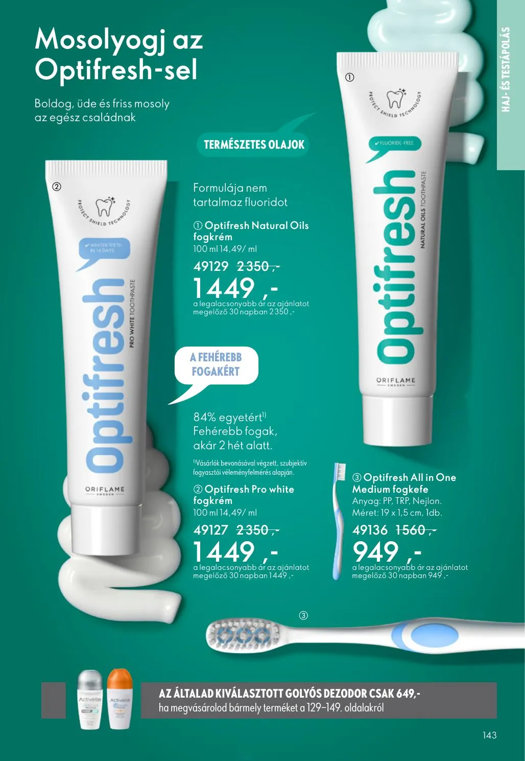 Oriflame akciós újság 03.04–03.24 – 143. oldal