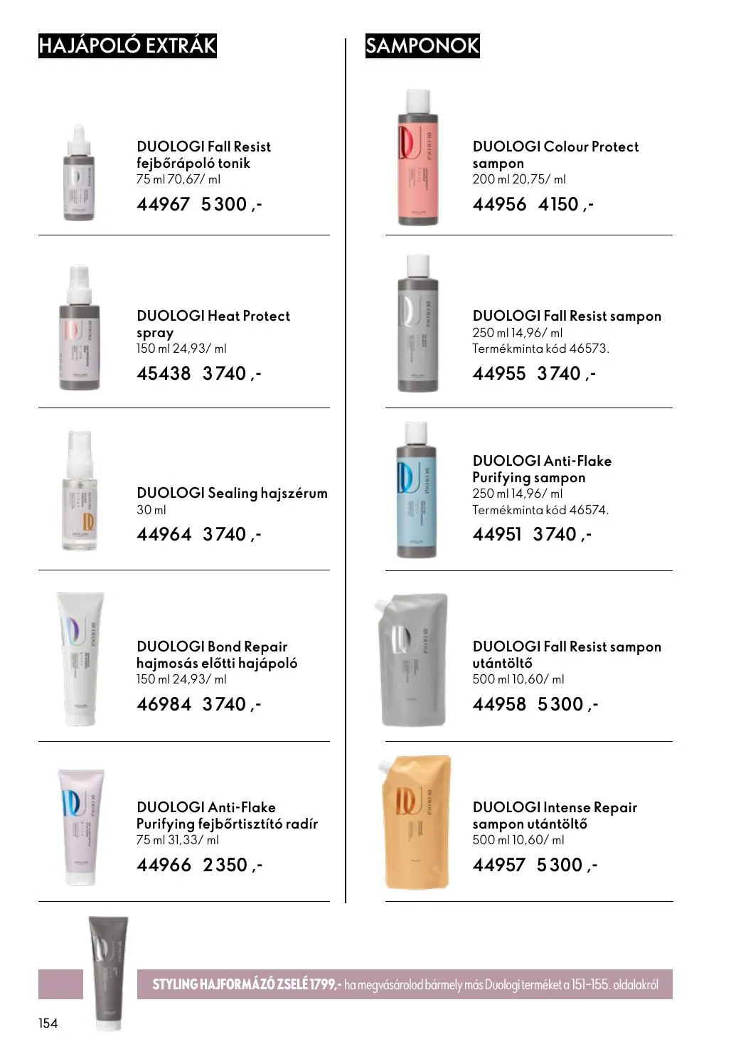 Oriflame akciós újság 03.04–03.24 – 154. oldal