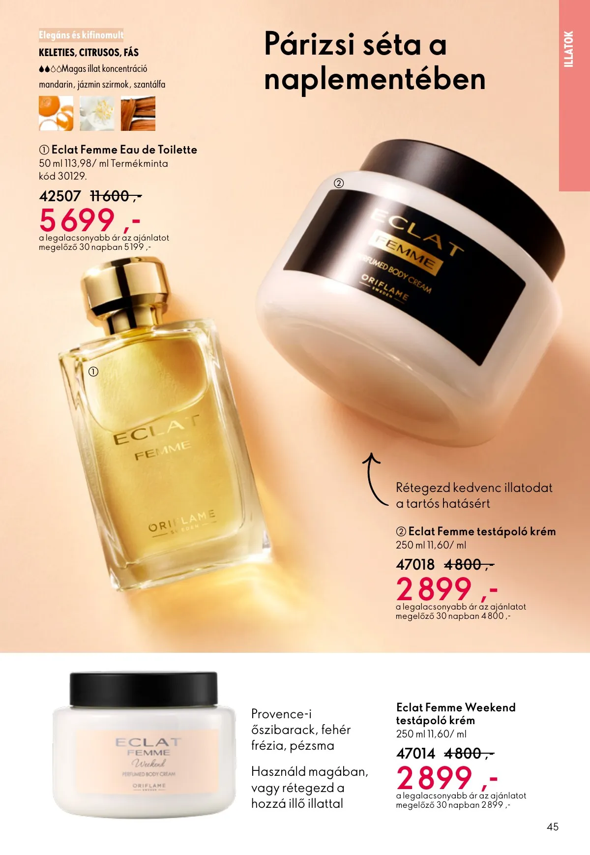 Oriflame akciós újság 03.04–03.24 – 45. oldal