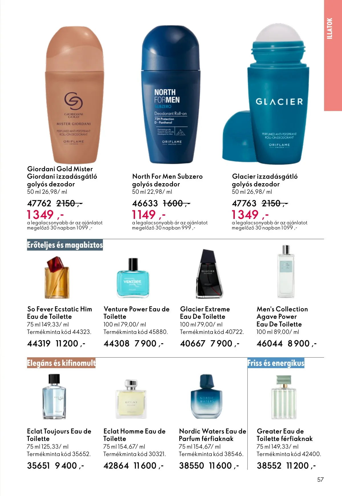 Oriflame akciós újság 03.04–03.24 – 57. oldal