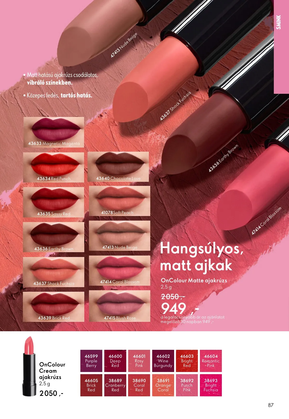 Oriflame akciós újság 03.04–03.24 – 87. oldal