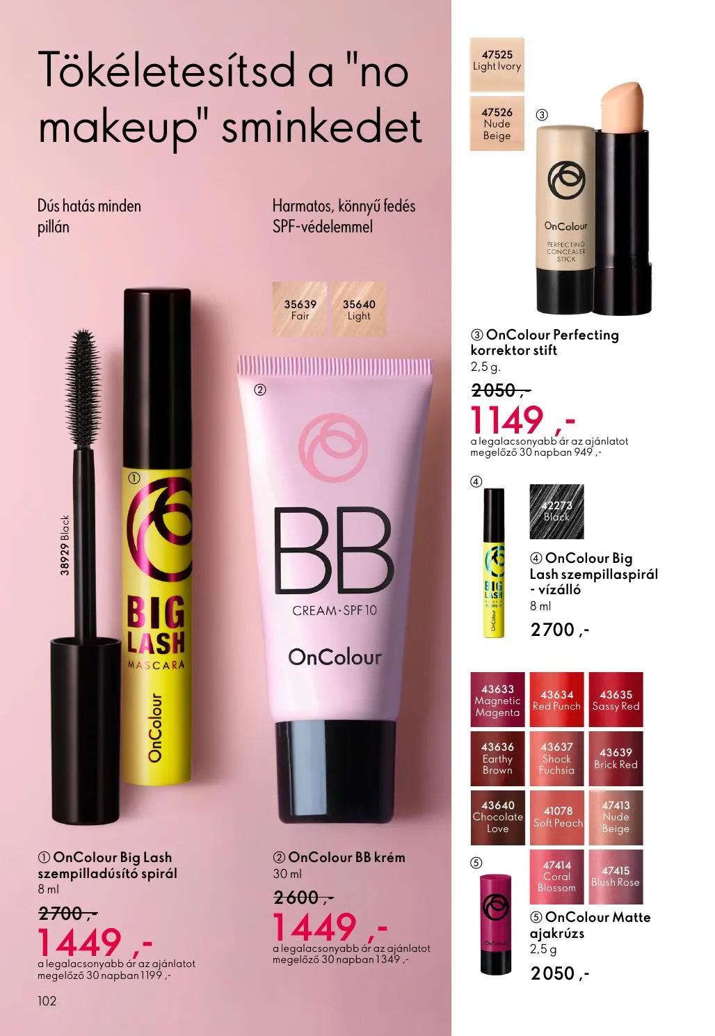 Oriflame akciós újság 03.25–04.14 – 102. oldal