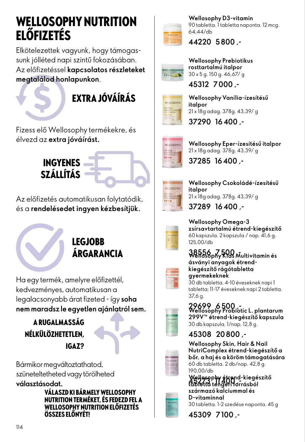 Oriflame akciós újság 03.25–04.14 – 114. oldal