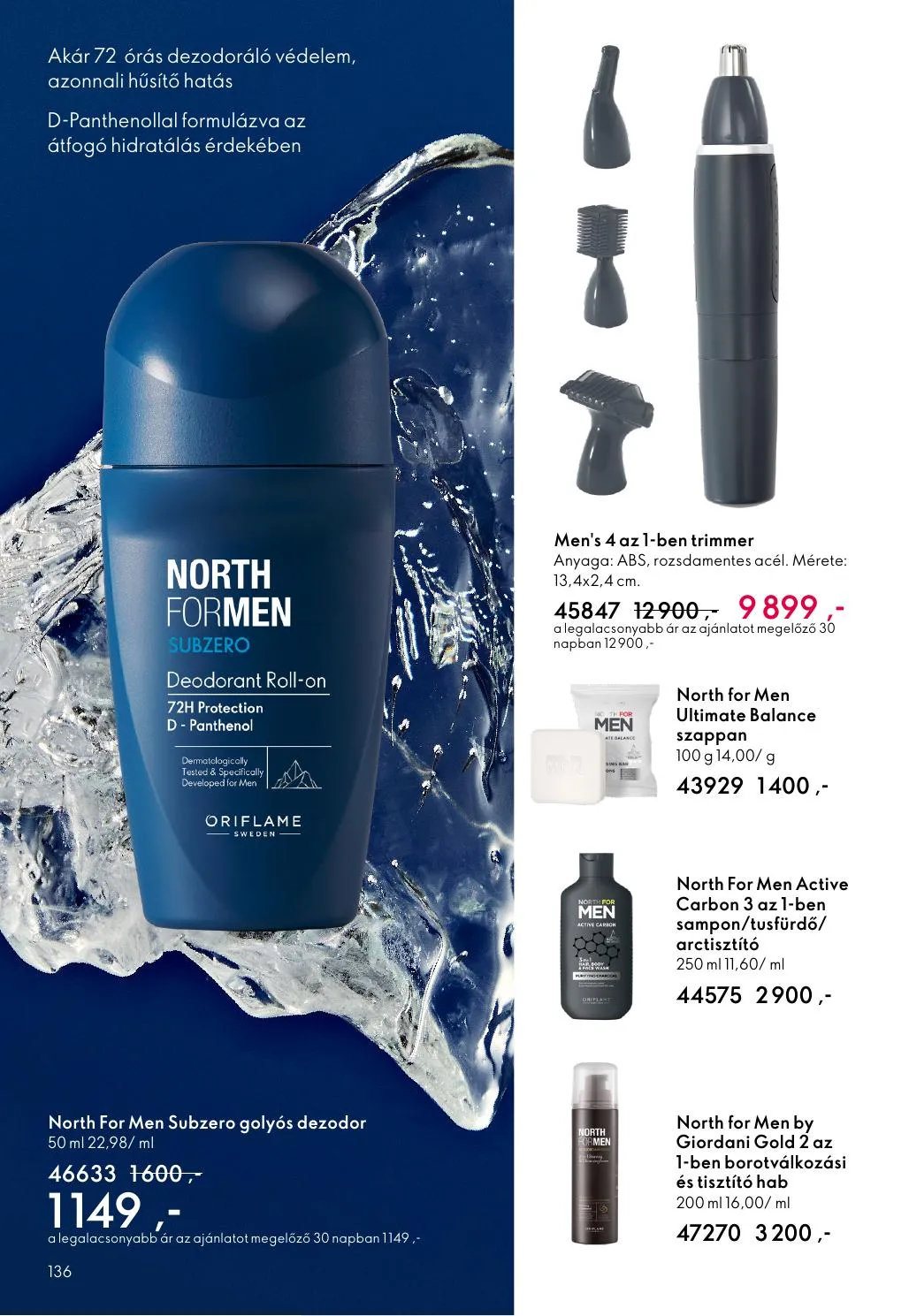 Oriflame akciós újság 03.25–04.14 – 136. oldal