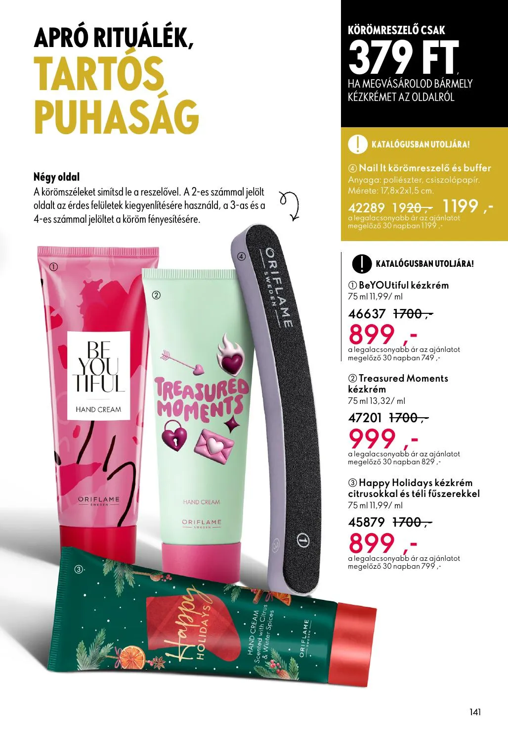 Oriflame akciós újság 03.25–04.14 – 141. oldal