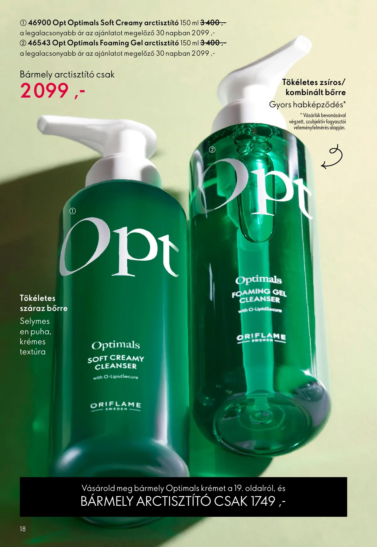 Oriflame akciós újság 03.25–04.14 – 18. oldal