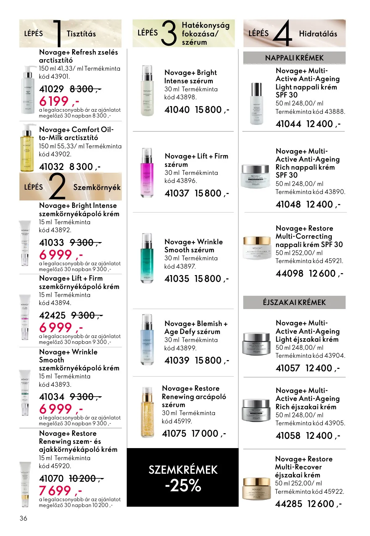 Oriflame akciós újság 03.25–04.14 – 36. oldal