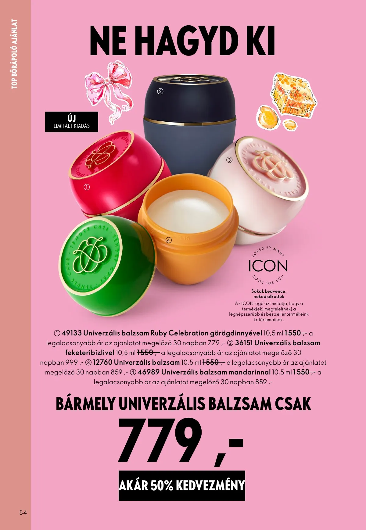 Oriflame akciós újság 03.25–04.14 – 54. oldal