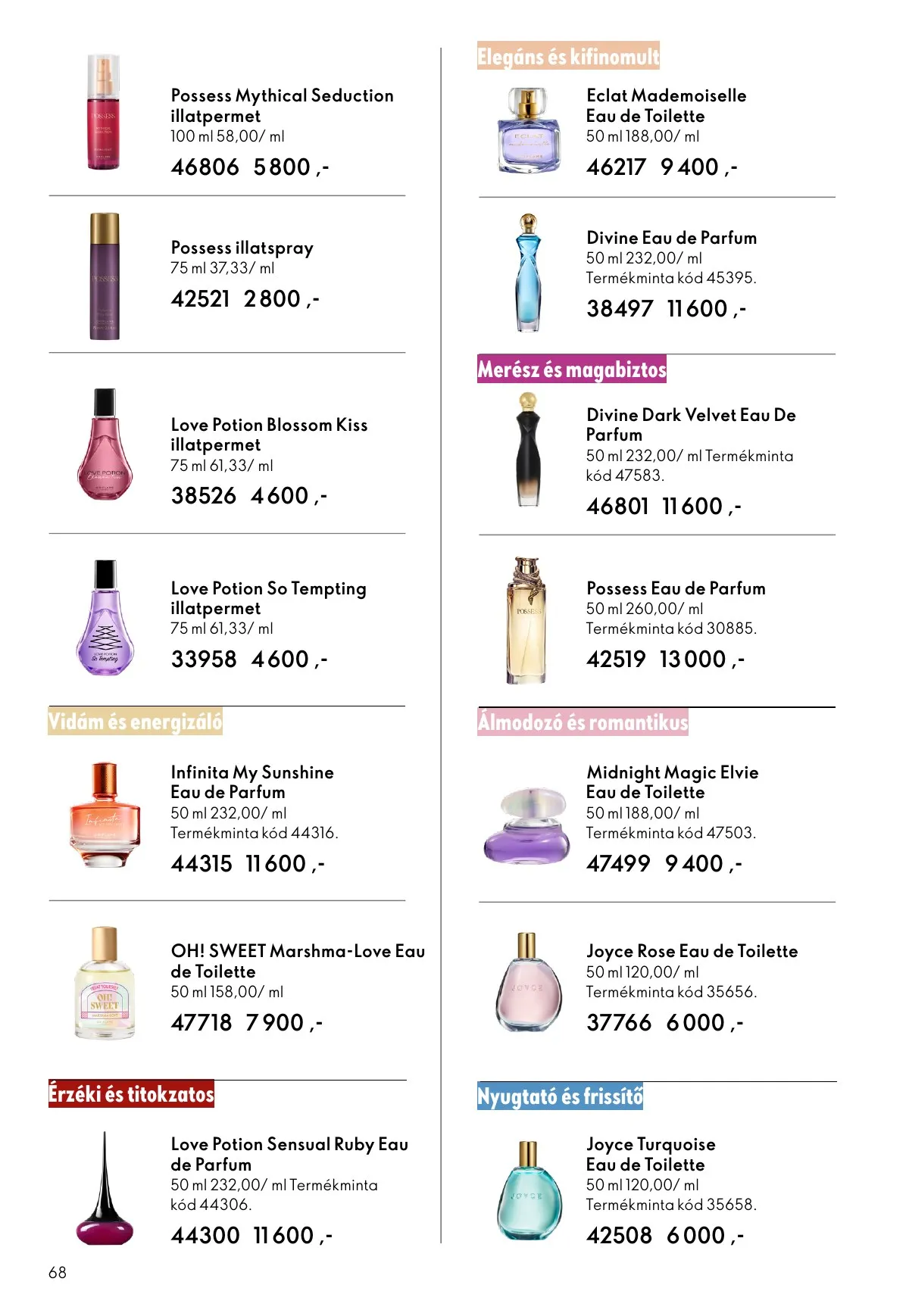 Oriflame akciós újság 03.25–04.14 – 68. oldal