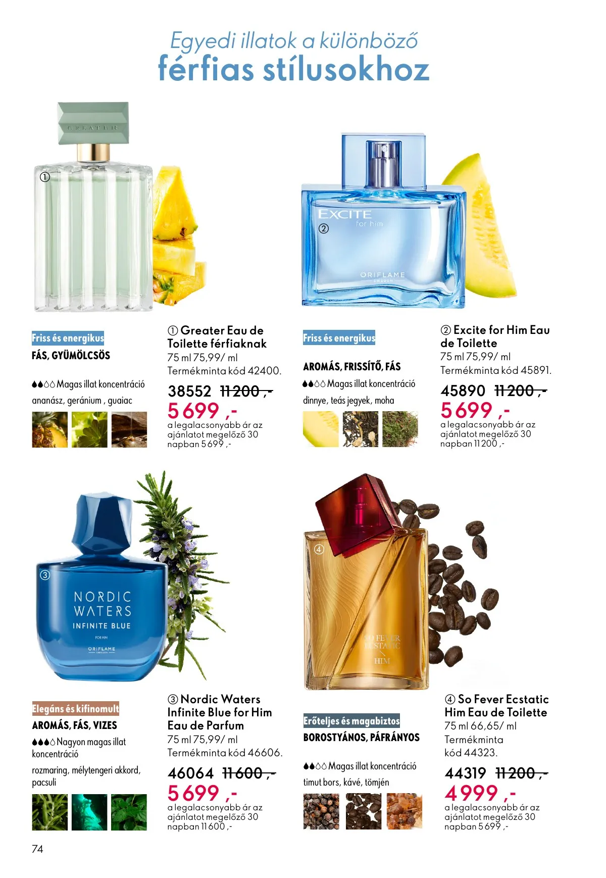 Oriflame akciós újság 03.25–04.14 – 74. oldal