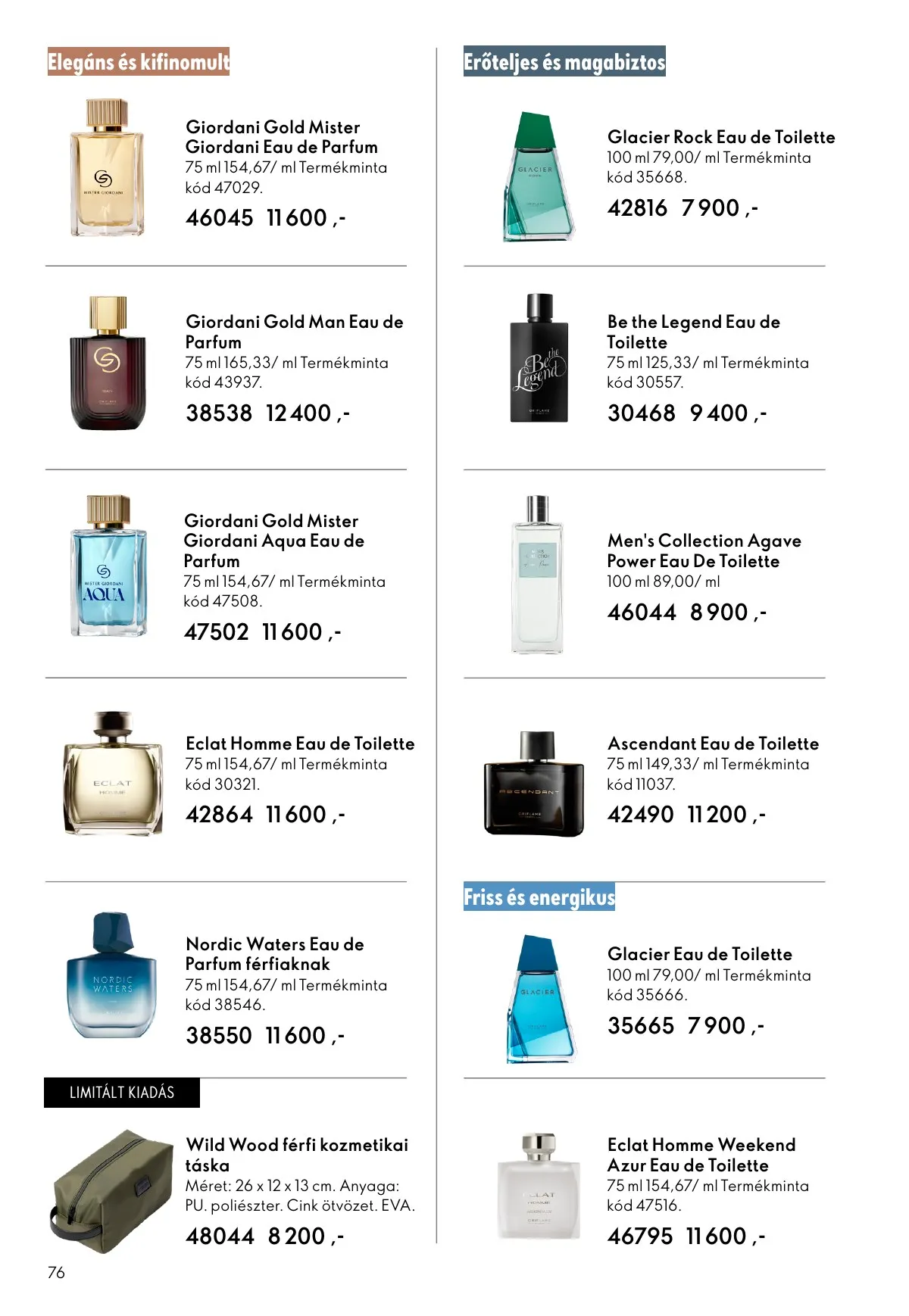 Oriflame akciós újság 03.25–04.14 – 76. oldal