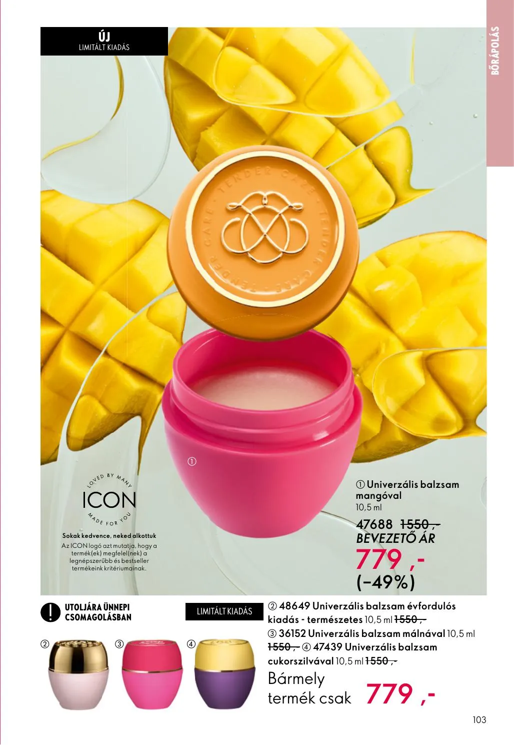 Oriflame akciós újság 04.15–05.05 – 103. oldal