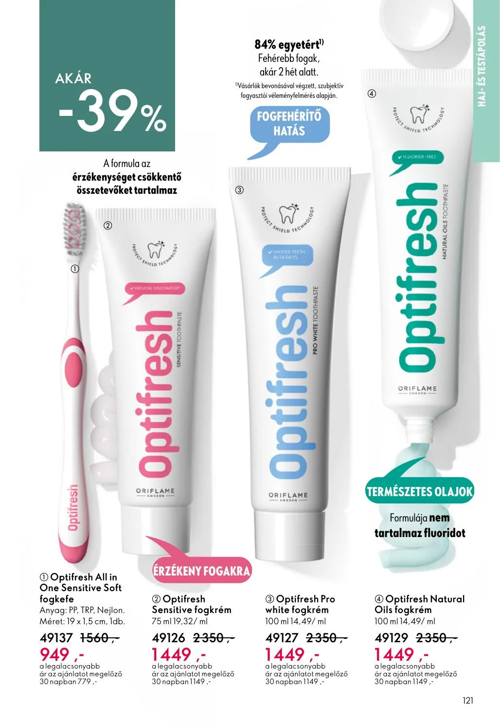 Oriflame akciós újság 04.15–05.05 – 121. oldal