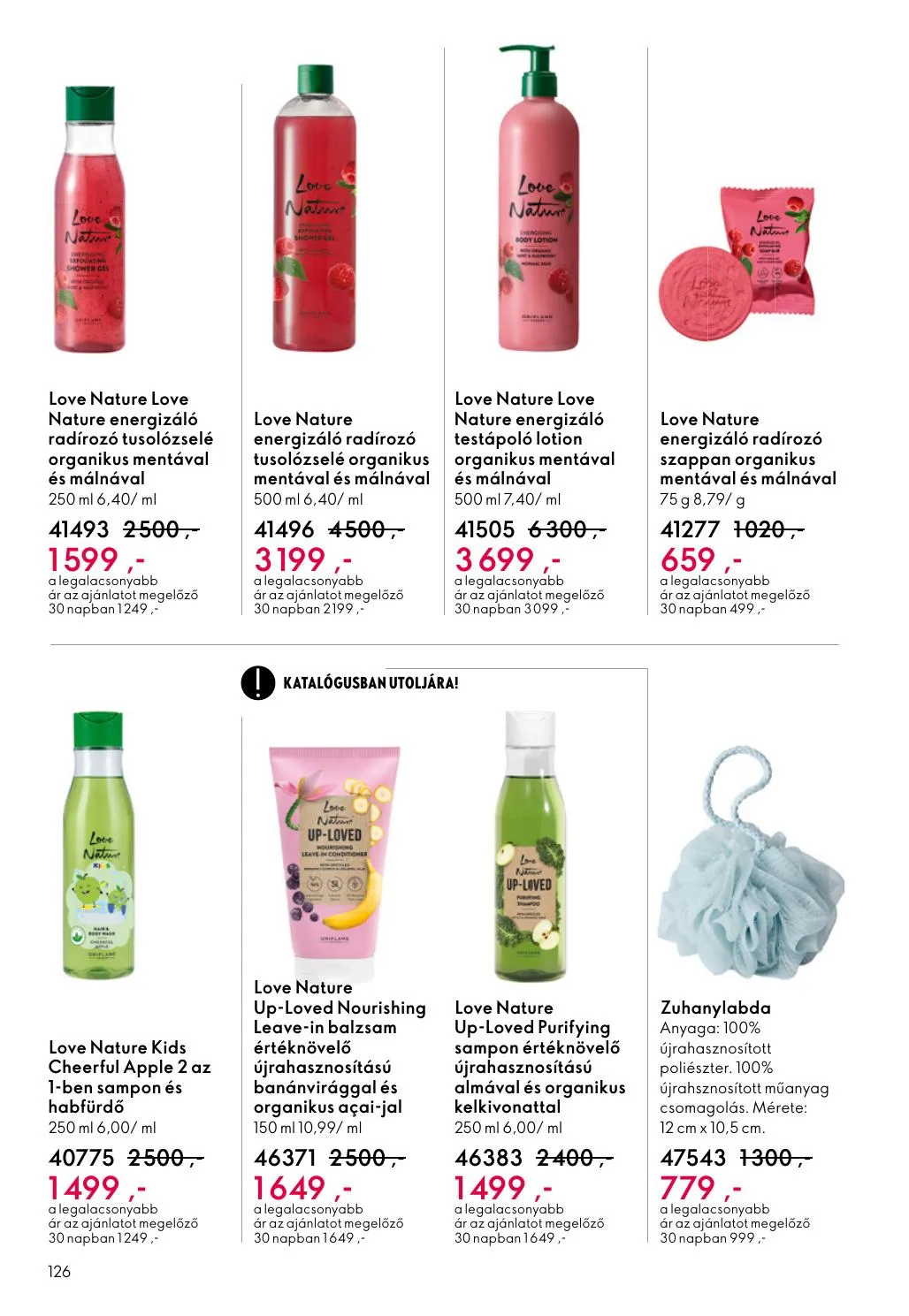 Oriflame akciós újság 04.15–05.05 – 126. oldal