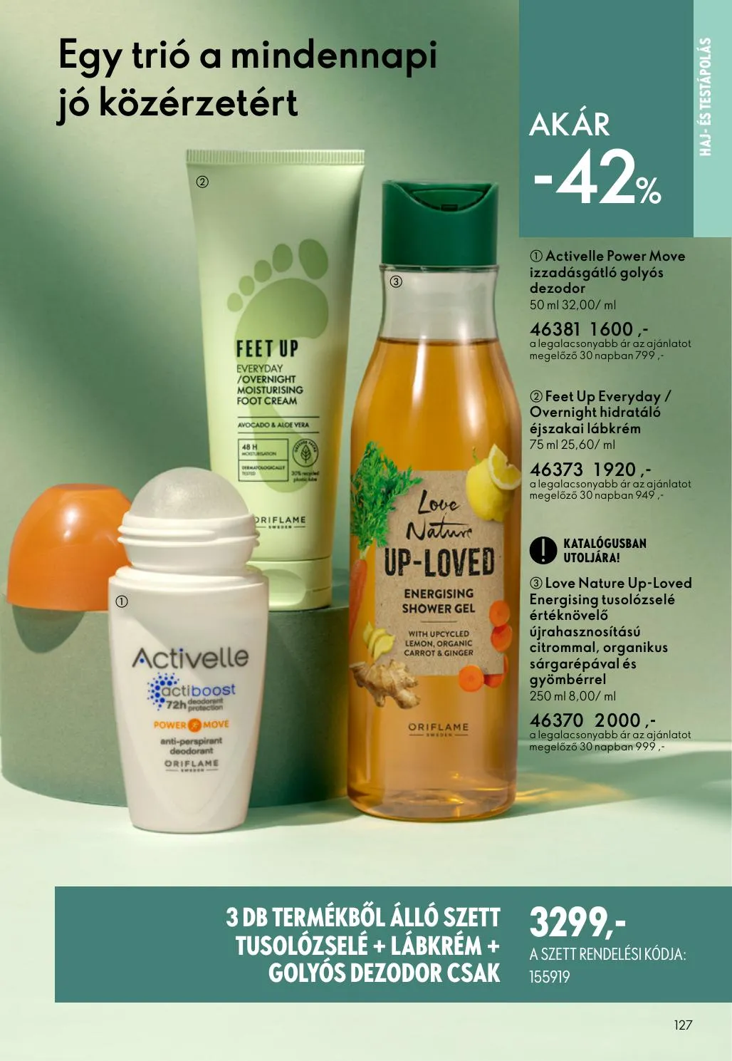 Oriflame akciós újság 04.15–05.05 – 127. oldal