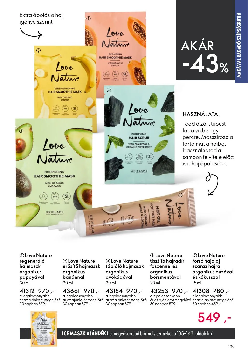 Oriflame akciós újság 04.15–05.05 – 139. oldal