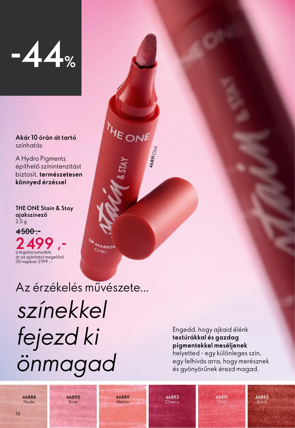 Oriflame akciós újság 04.15–05.05 – 16. oldal