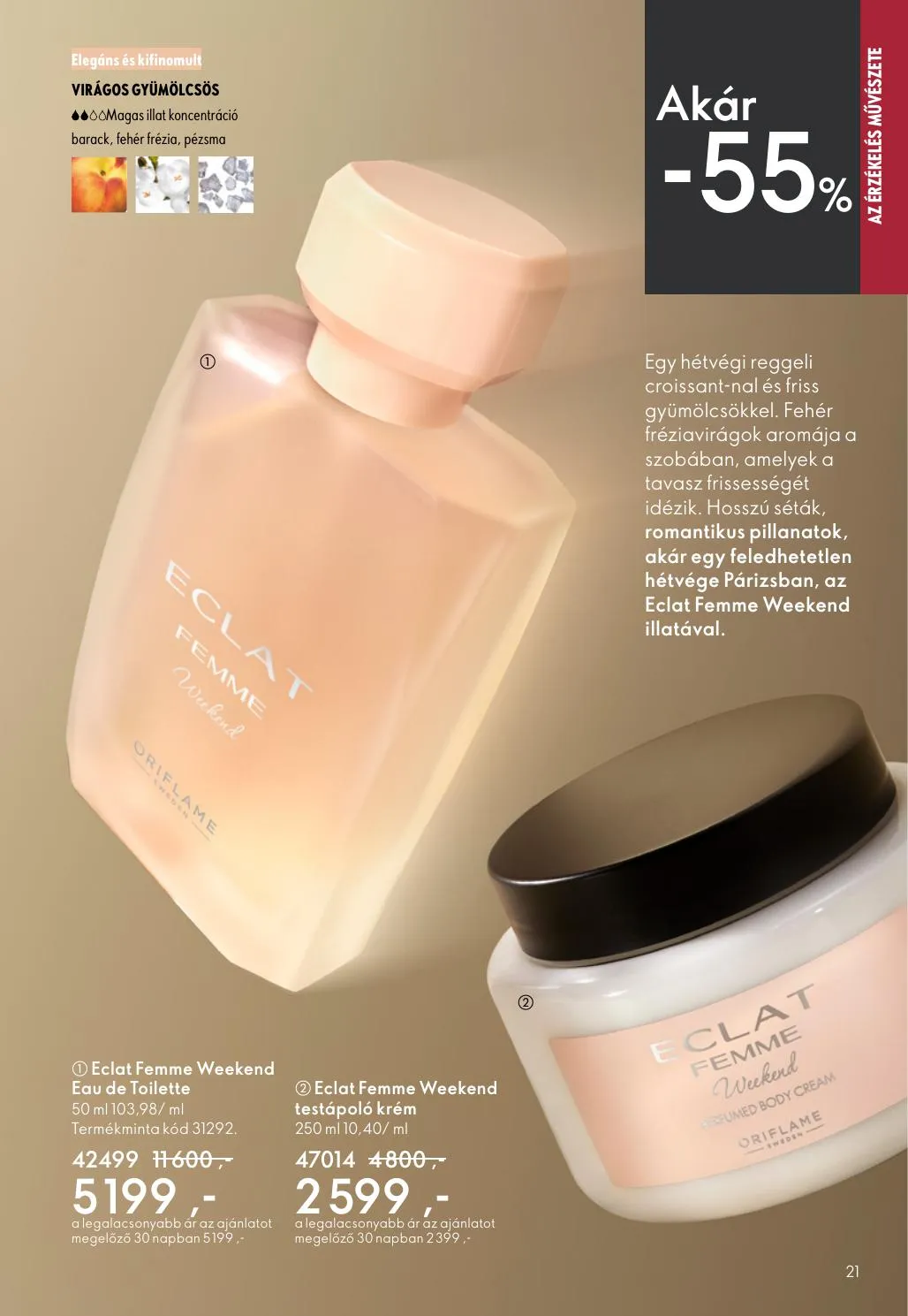 Oriflame akciós újság 04.15–05.05 – 21. oldal
