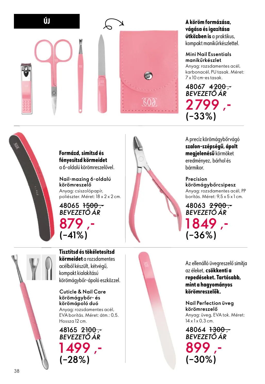 Oriflame akciós újság 04.15–05.05 – 38. oldal