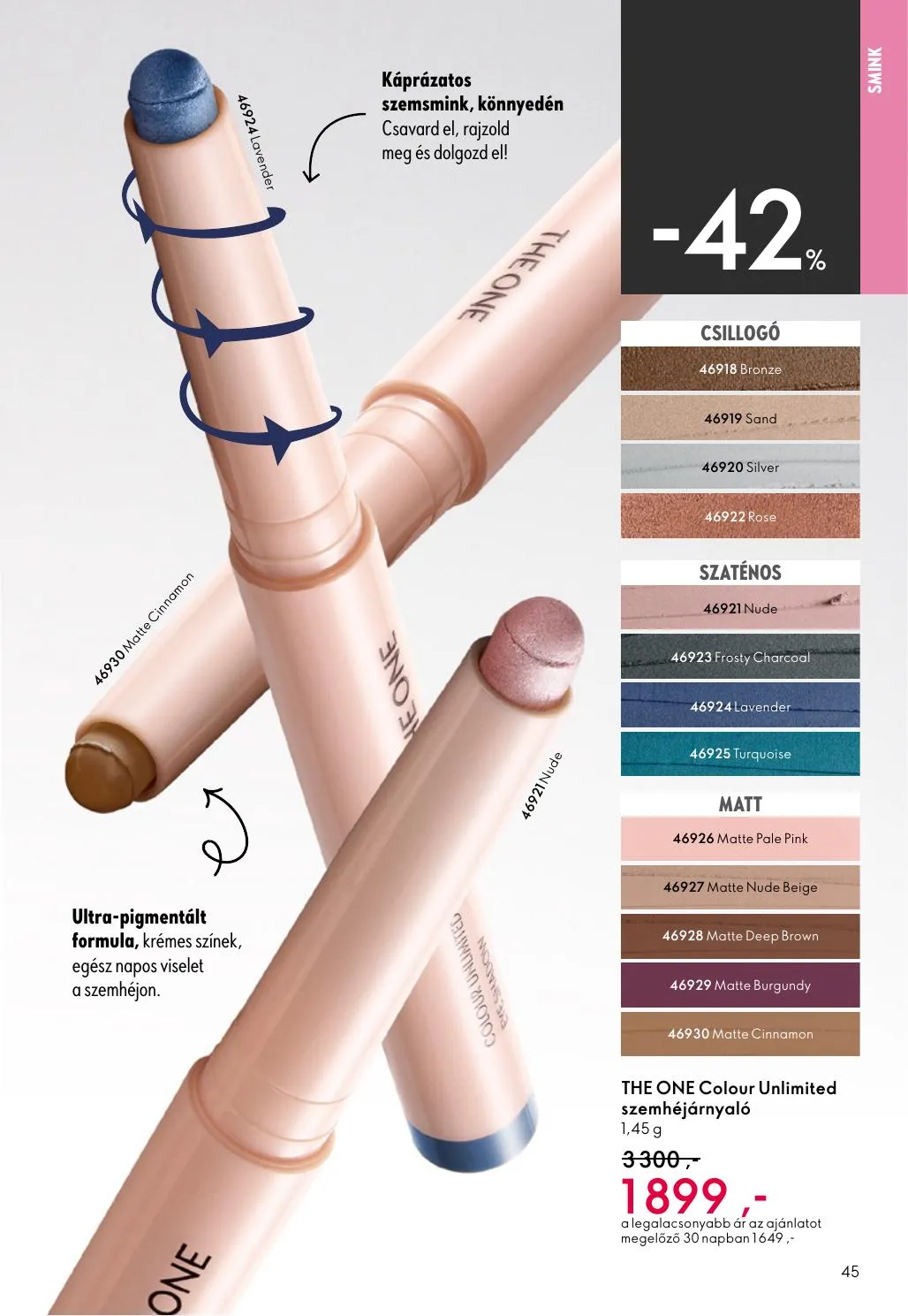 Oriflame akciós újság 04.15–05.05 – 45. oldal