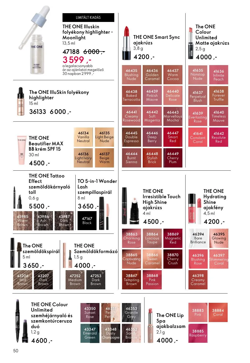 Oriflame akciós újság 04.15–05.05 – 50. oldal