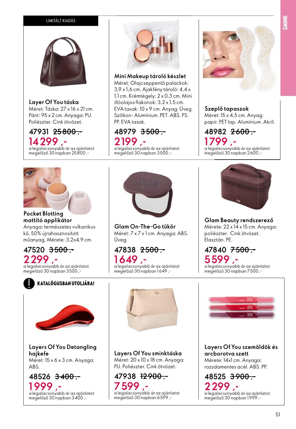 Oriflame akciós újság 04.15–05.05 – 51. oldal