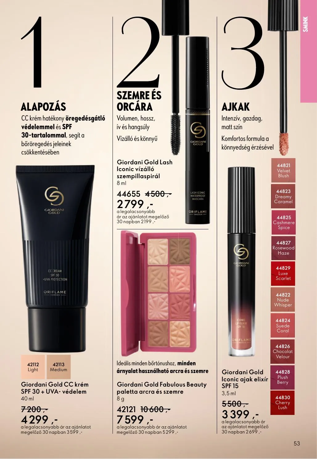 Oriflame akciós újság 04.15–05.05 – 53. oldal