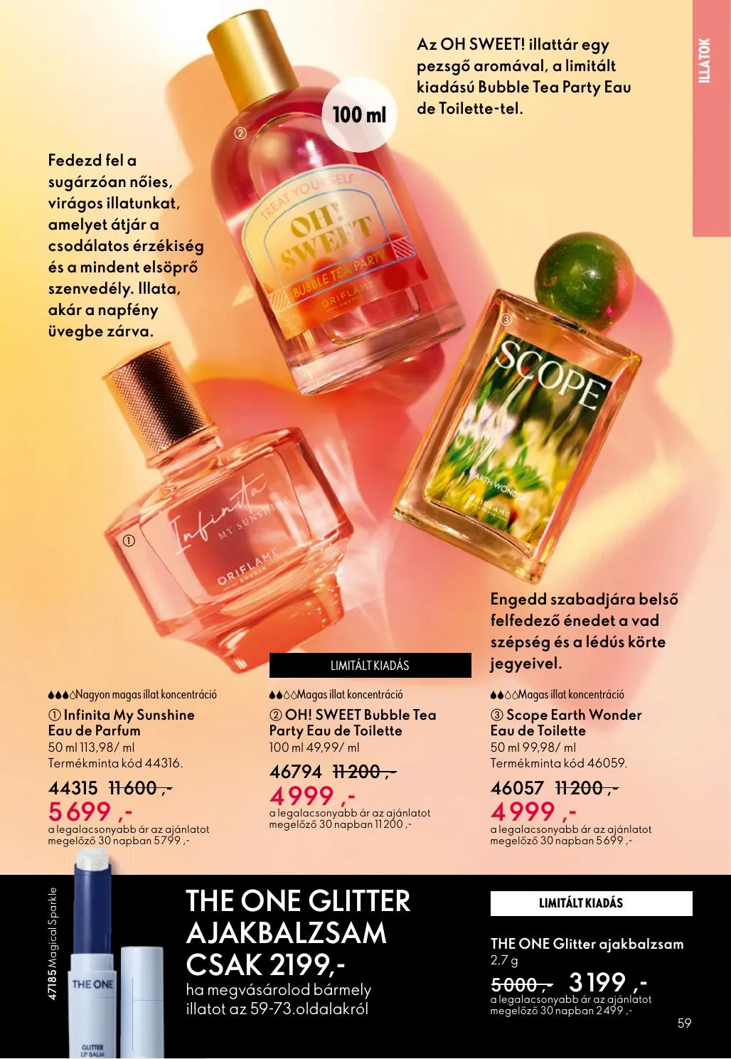 Oriflame akciós újság 04.15–05.05 – 59. oldal