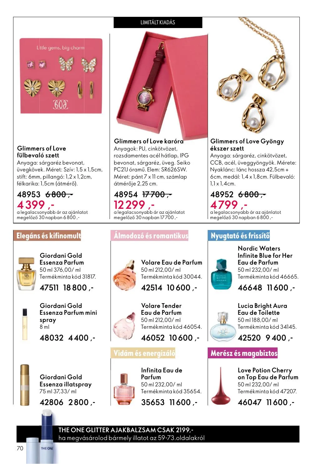 Oriflame akciós újság 04.15–05.05 – 70. oldal