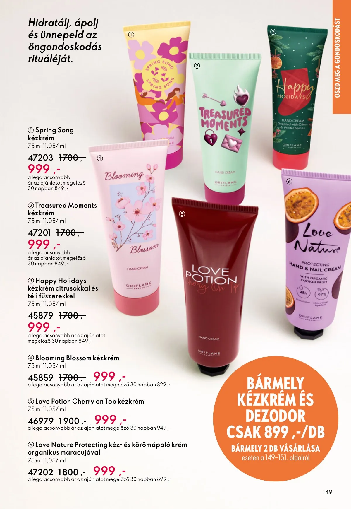 Oriflame akciós újság 05.06–05.26 – 149. oldal