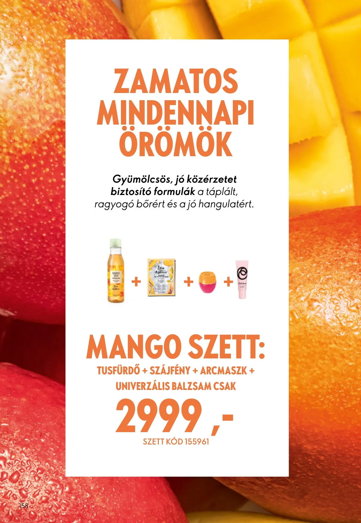 Oriflame akciós újság 05.06–05.26 – 158. oldal
