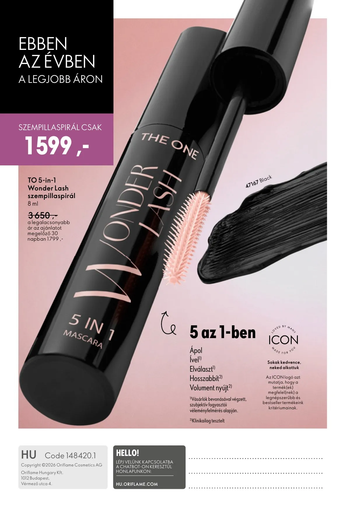Oriflame akciós újság 05.06–05.26 – 164. oldal