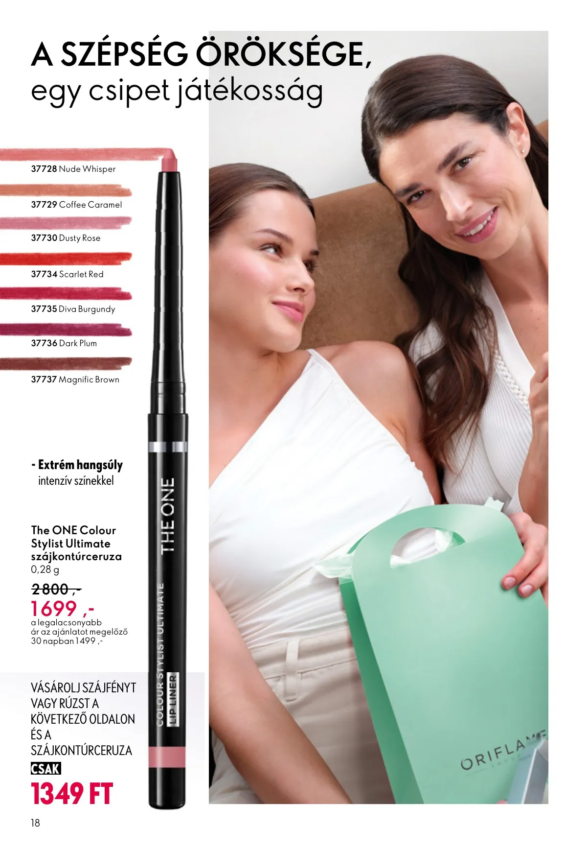 Oriflame akciós újság 05.06–05.26 – 18. oldal