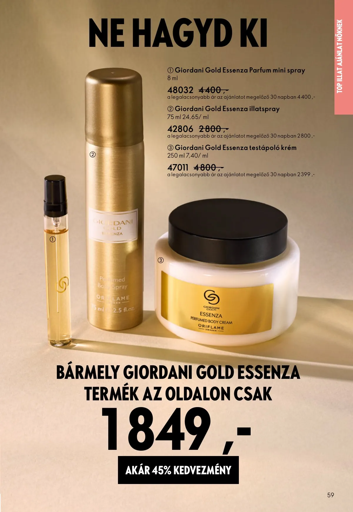 Oriflame akciós újság 05.06–05.26 – 59. oldal
