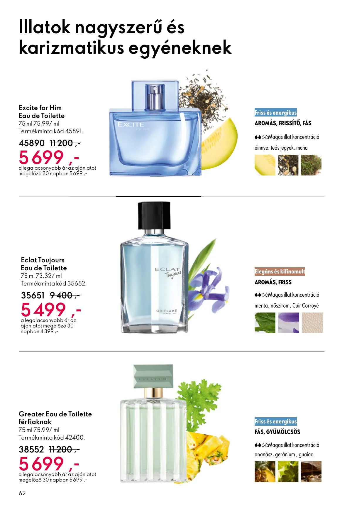Oriflame akciós újság 05.06–05.26 – 62. oldal