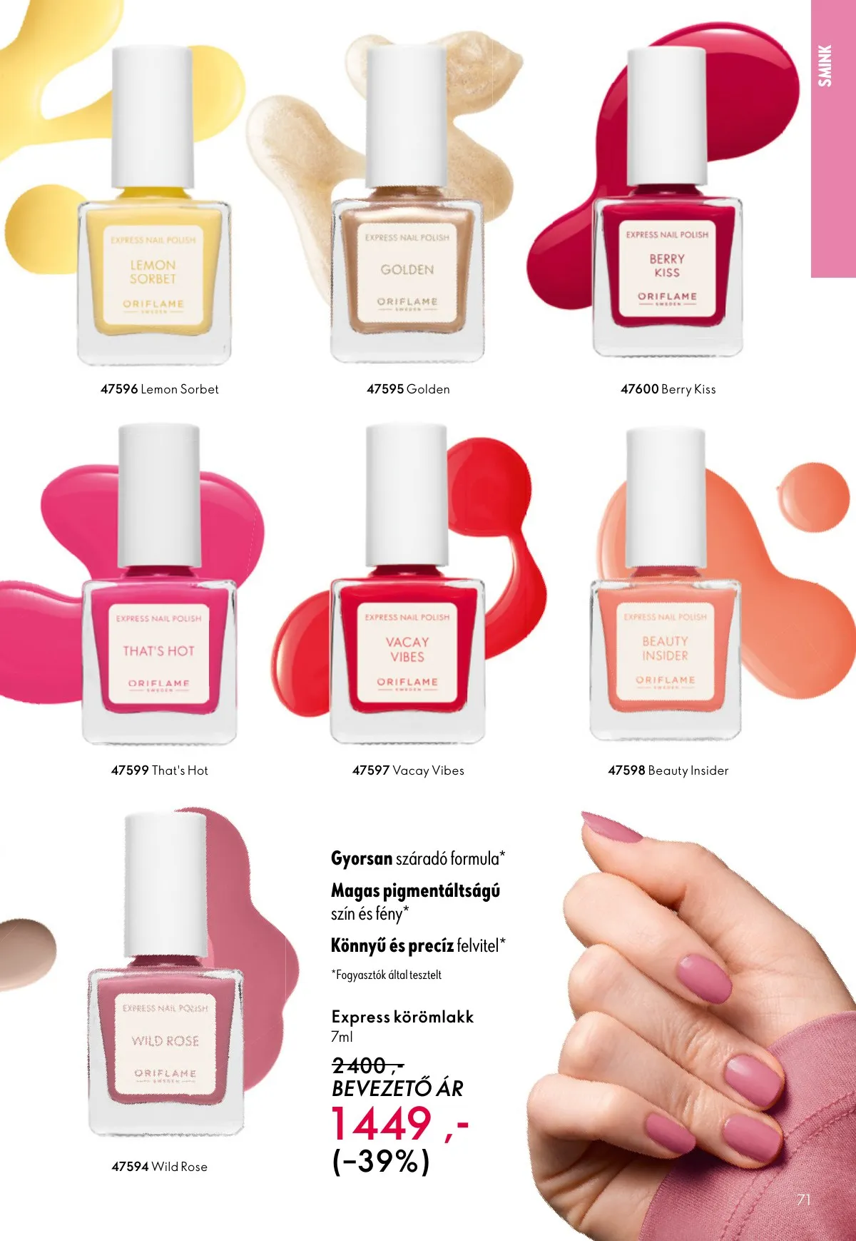 Oriflame akciós újság 05.06–05.26 – 71. oldal