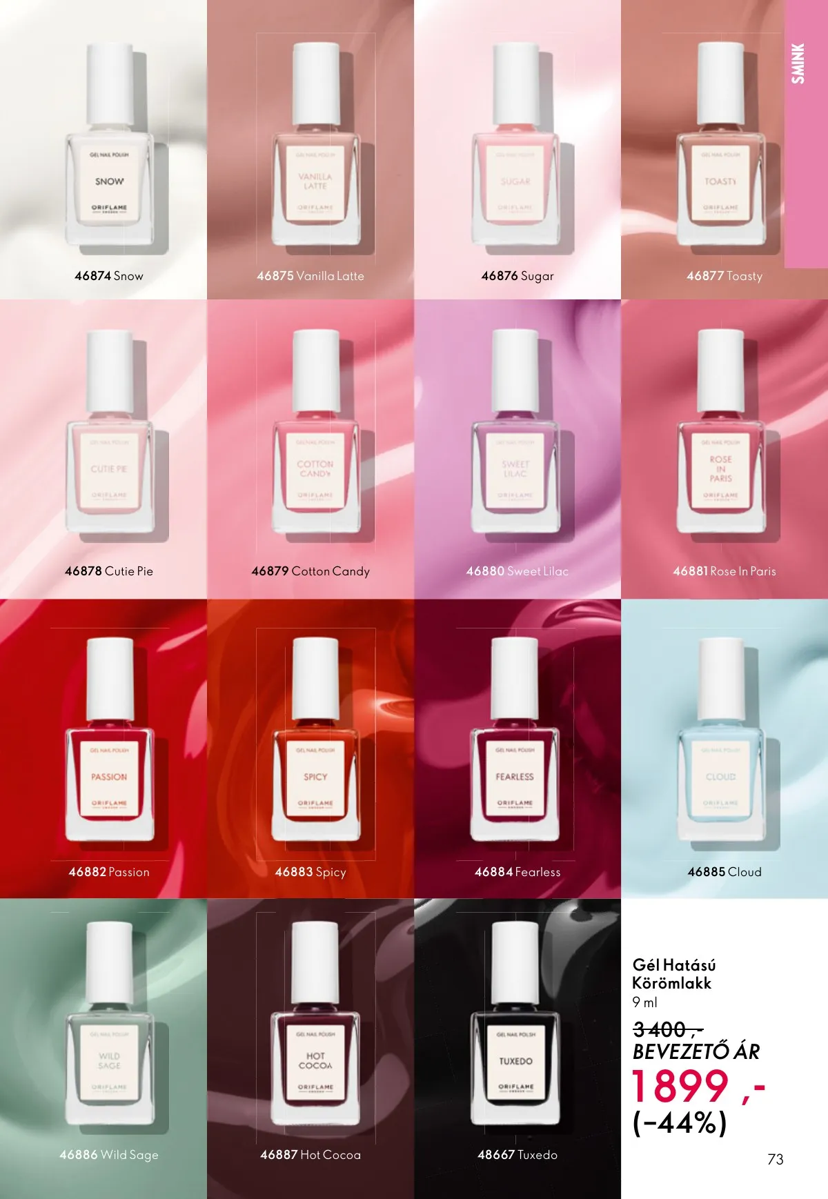 Oriflame akciós újság 05.06–05.26 – 73. oldal