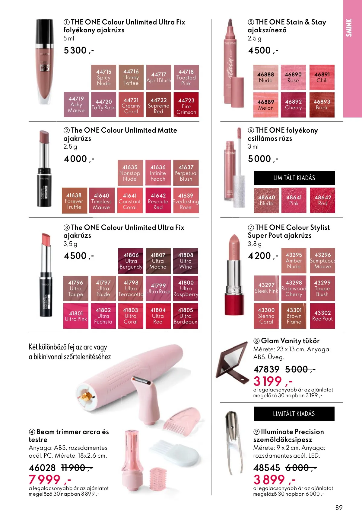 Oriflame akciós újság 05.06–05.26 – 89. oldal