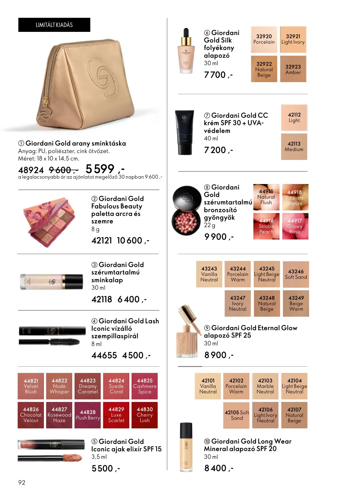 Oriflame akciós újság 05.06–05.26 – 92. oldal